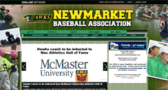 Desktop Screenshot of newmarketbaseball.com